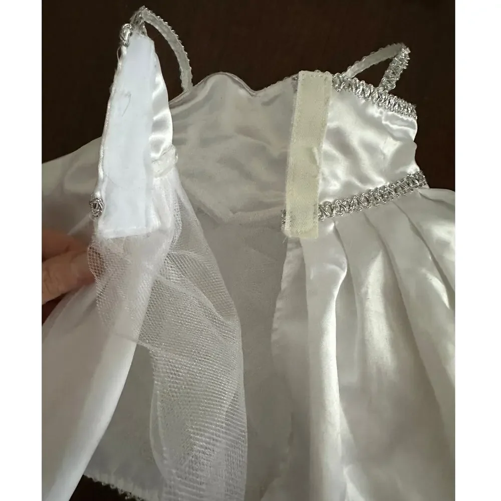BABW Build A Bear Bride Dress and Shoes